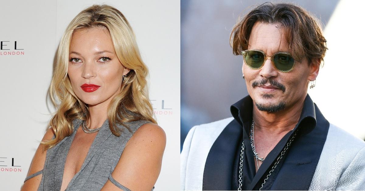 Kate Moss and Johnny Depp