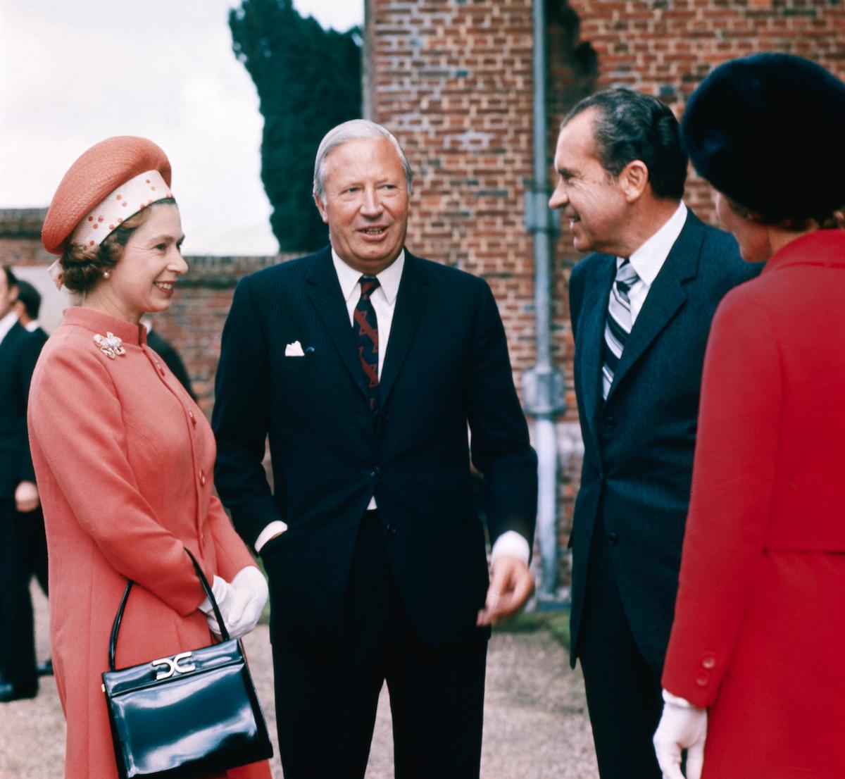 queen elizabeth purse nixon