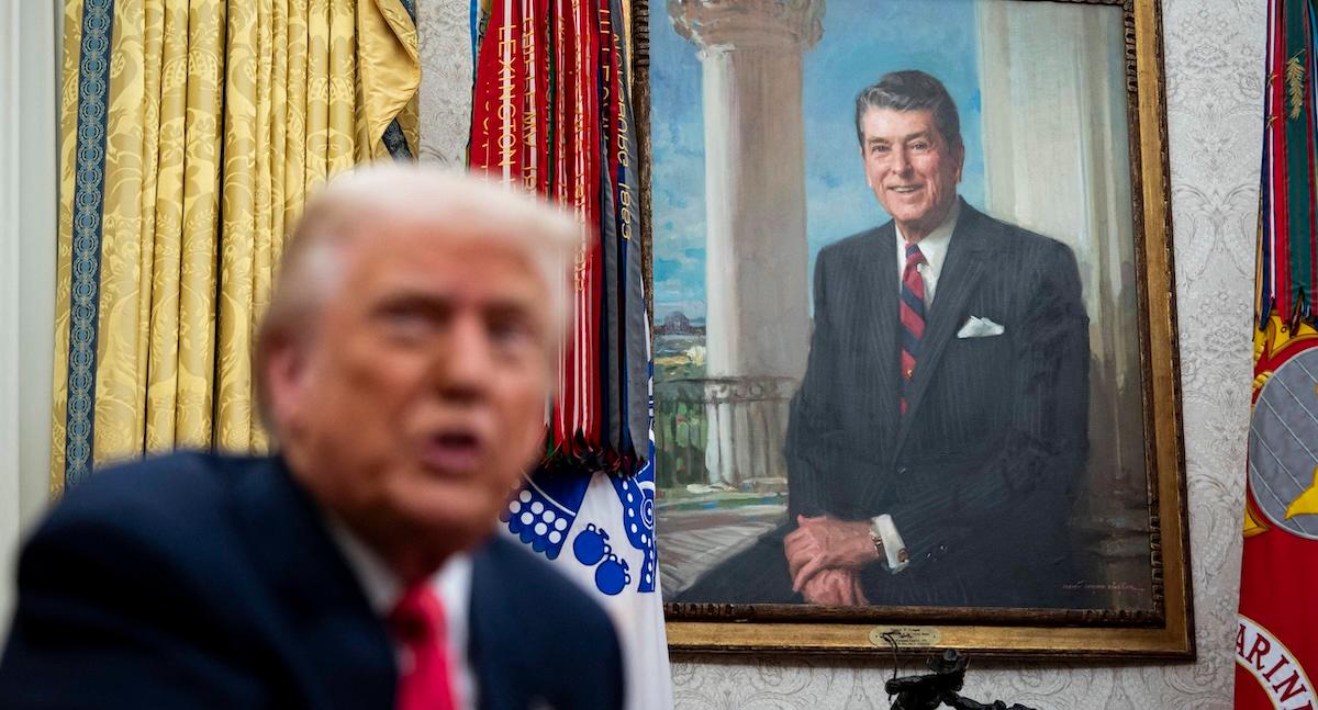 donald trump reagan