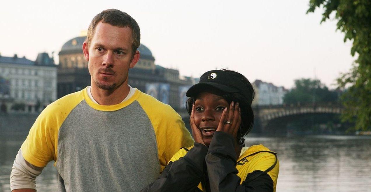 Brian Kleinschmidt and his First Wife, Ericka, on 'The Amazing Race'