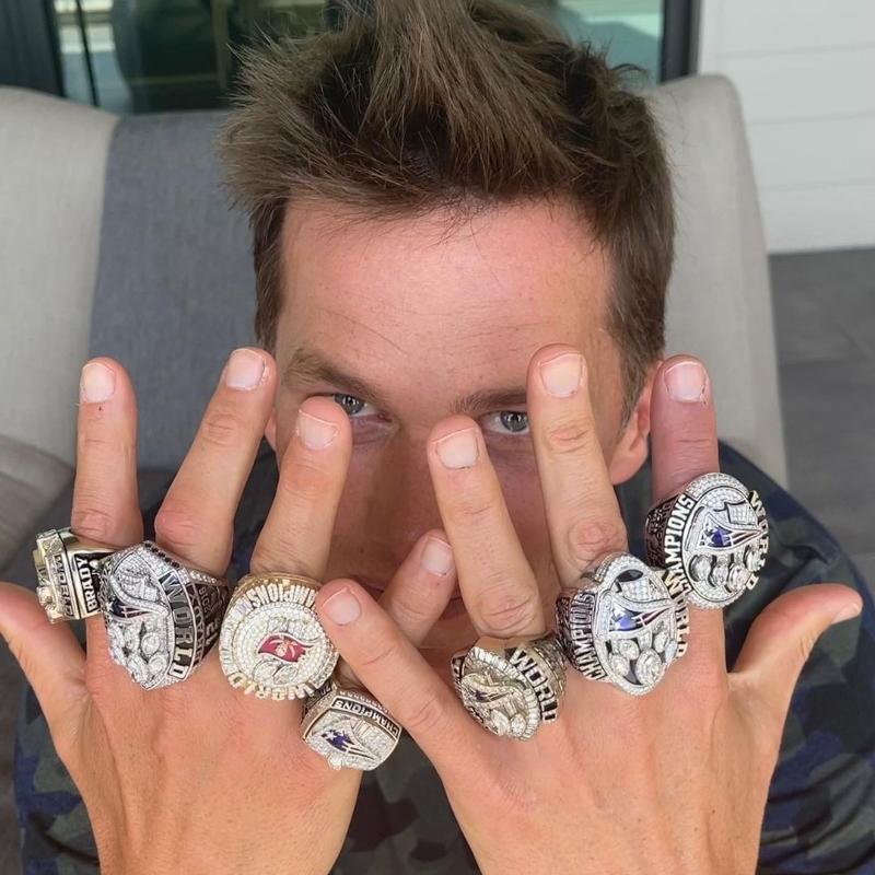 Tom Brady Super Bowl rings