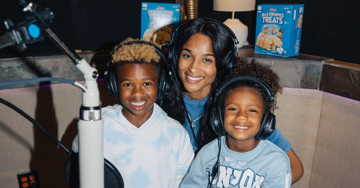Ciara and her kids Future and Sienna