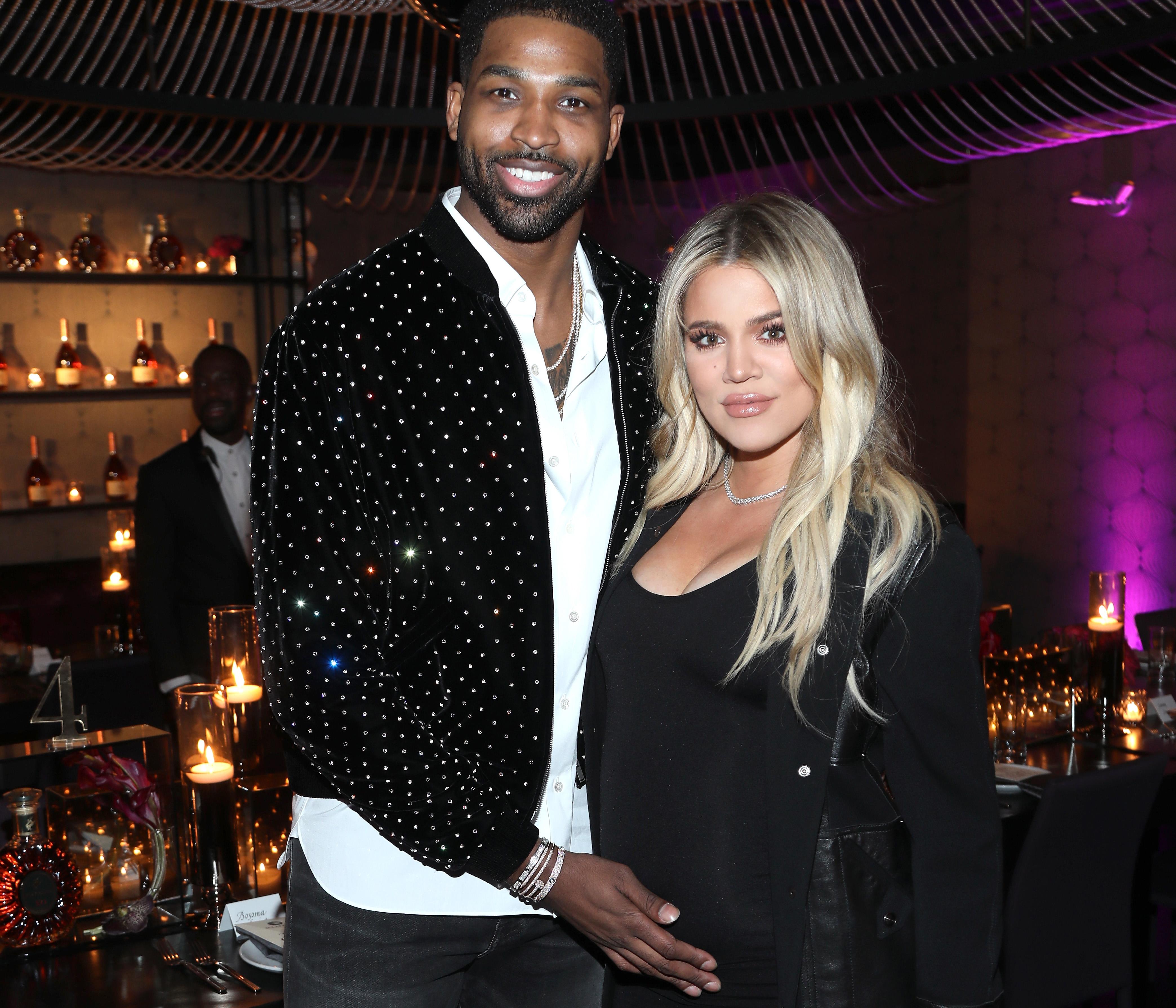 Tristan Thompson and Khloé Kardashian.