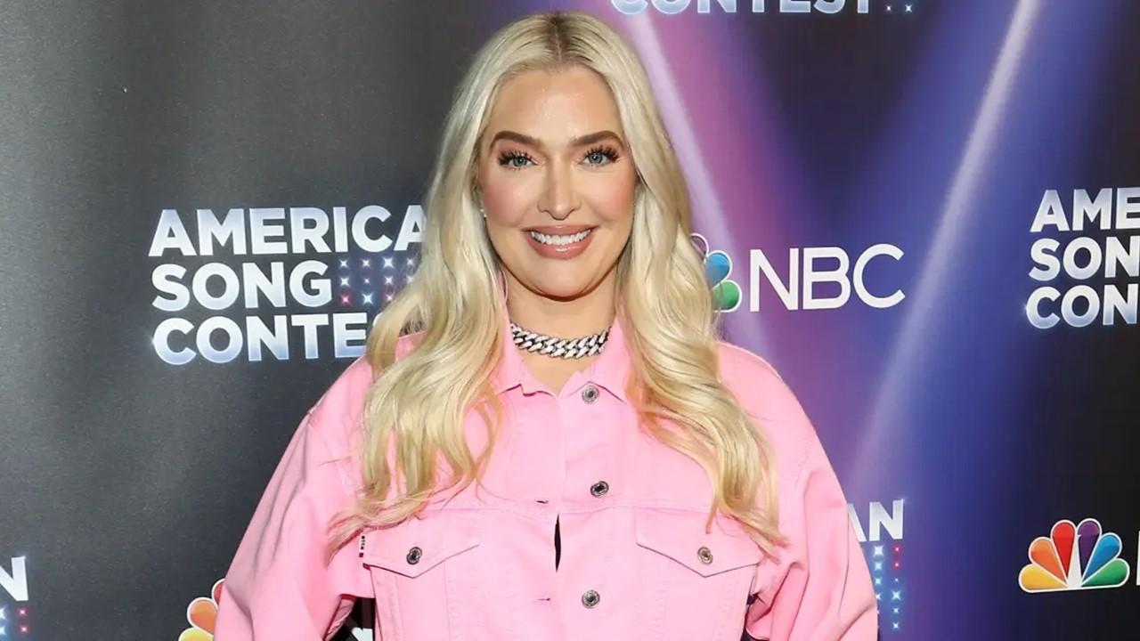 Erika Jayne attends the NBC's "American Song Contest" Week 3 Red Carpet at Universal Studios Hollywood on April 4, 2022