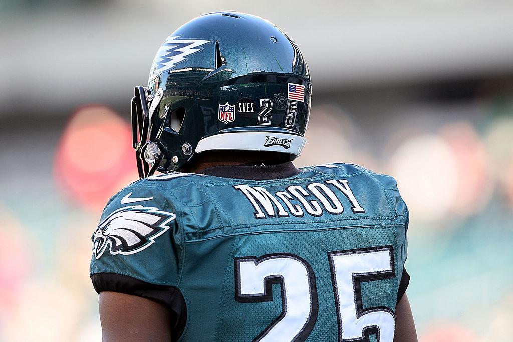 LeSean McCoy #25 of the Philadelphia Eagles
