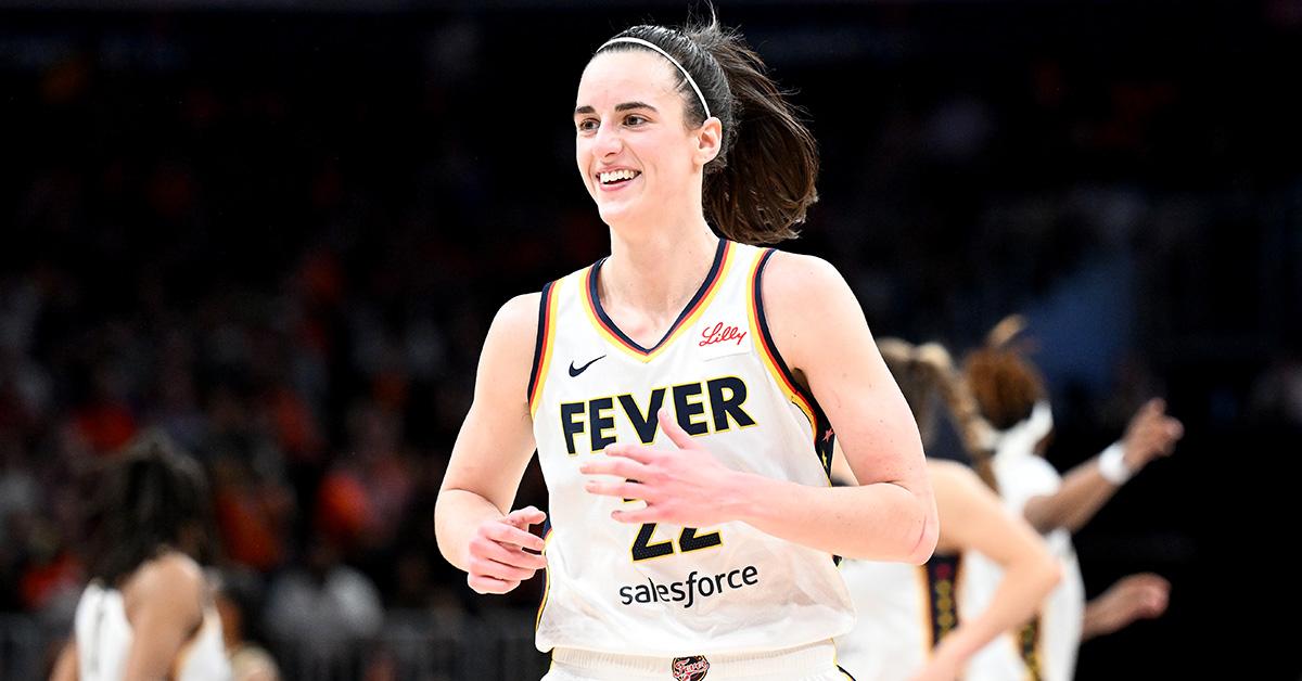 Caitlin Clark during a game against the Washington Mystics. 