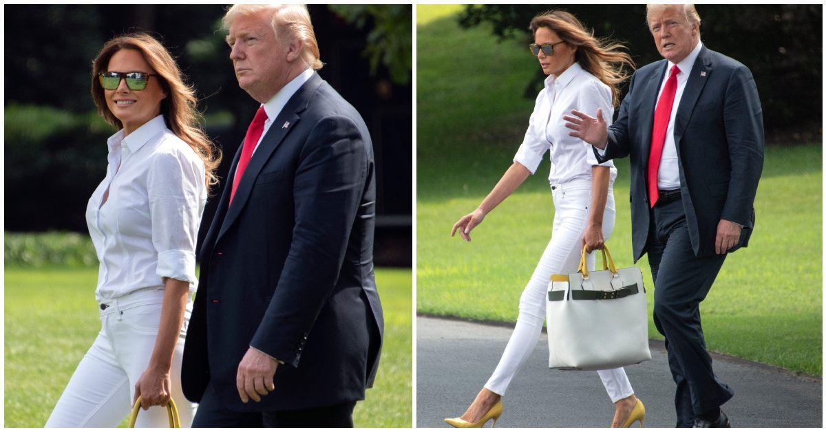 melania trump casual outfit