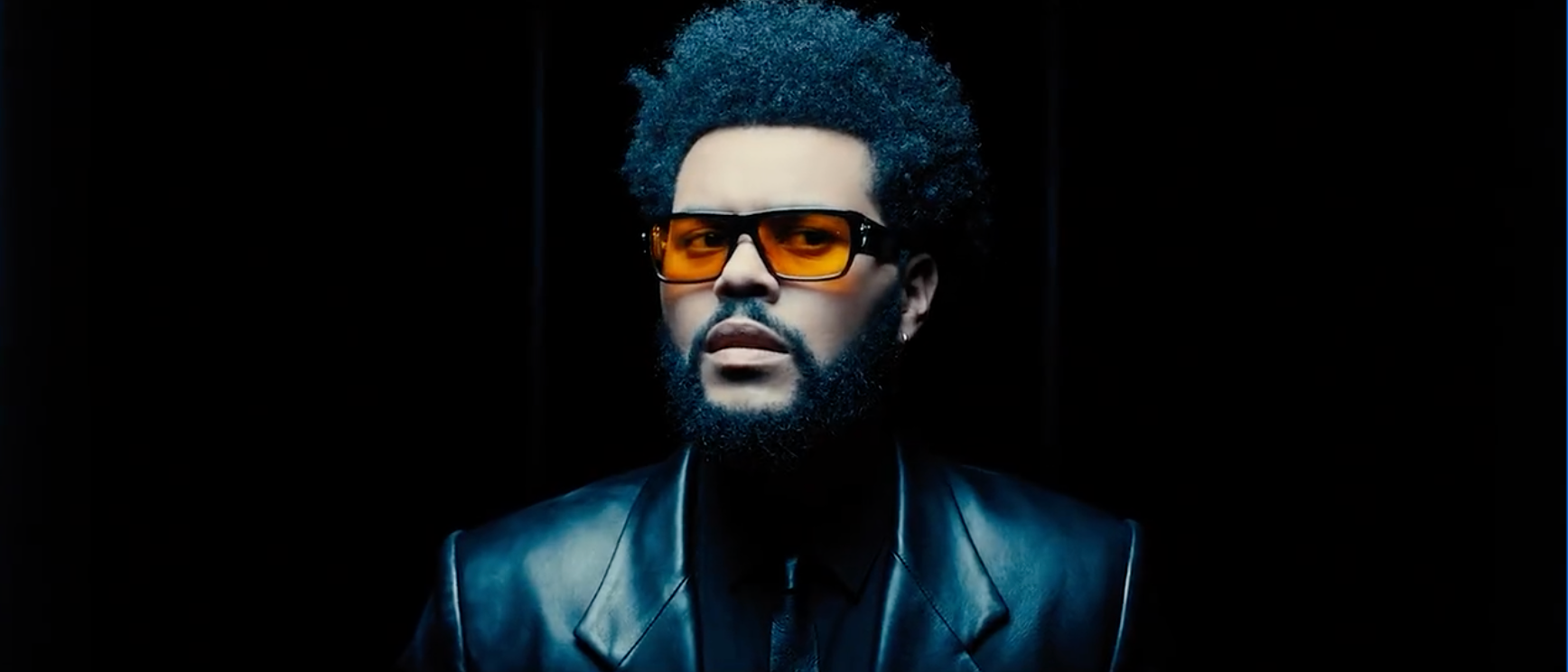 The Weeknd in a promotional video for "Dawn FM."