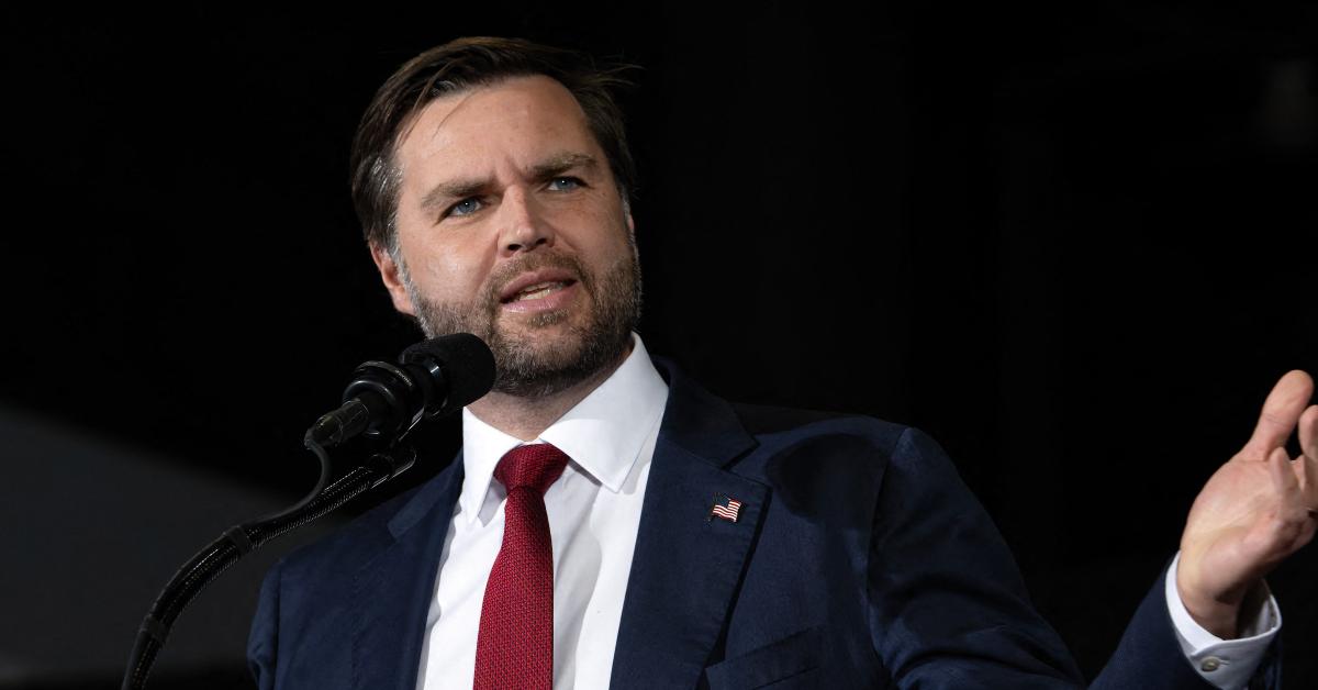 Vice President J.D. Vance giving a speech